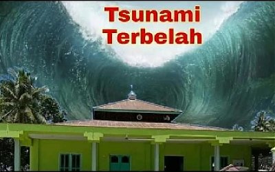 Kuasa Allah, Air Tsunami Melompati Kubah Masjid