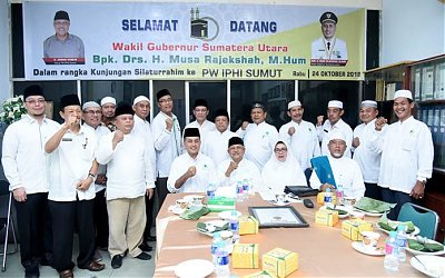 Wagub Kunjungi Sekretariat DPW IPHI Sumut