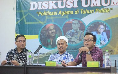 KMS Yogyakarta Kerjasama dengan LSPI Gelar Diskusi Politisasi Agama
