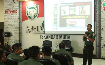 Personel Pendam IM Terima Sosialisasi