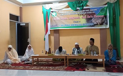 Angkat Tema Hijrah Menuju Berkah, HMJ Syariah STAIMA SIntang Gelar Istighosah dan Doa Bersama