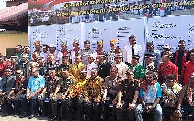 Bentuk Cinta Indonesia, Tokoh Papua Sepakat Deklarasi Damai