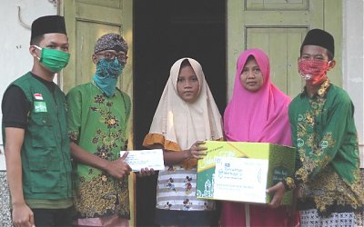 Program Santunan Rutin Bulan Ramadhan, Ketua Ranting NU Sidorejo: KBNU, Insya Allah Dapat Keberkahan
