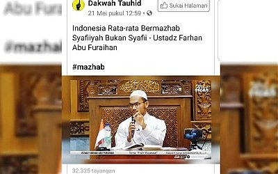 Muslim Indonesia Pengikut Syafiiyah, Bukan Syafi’i?