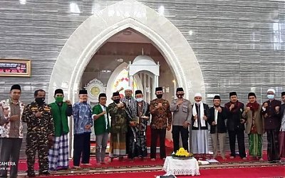 Bangun Sinergi, GP Ansor Pacet dan Cipanas Kunjungi Kapolsek