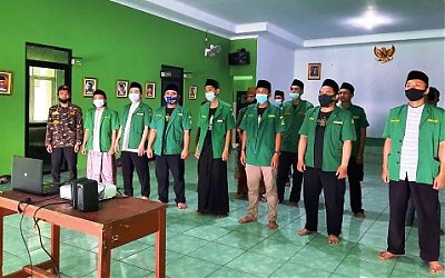 Siaga Bencana, GP Ansor Cianjur Hadiri Apel Virtual Bersama Kapolda Jabar