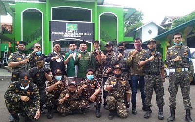 Cerita Banser Cianjur Saat Jaga Pengajian Lintas Ormas Islam