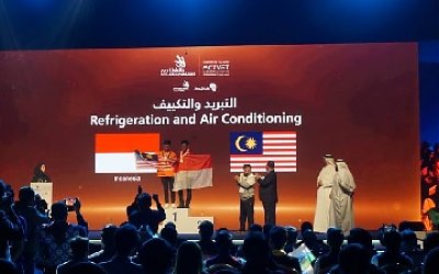 Delegasi Indonesia Berhasil Merebut Juara Umum Perhelatan World Skills Asia (WSA) 2018 di Abu Dhabi