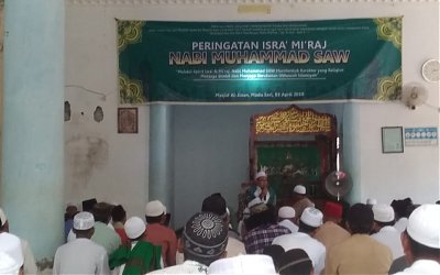 Masjid al-Jinan Madusari Gelar Peringatan Isra' Mi'raj Nabi Saw
