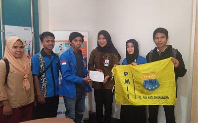 PMII SIngkawang Sukses Gelar Galang Dana Peduli Lombok