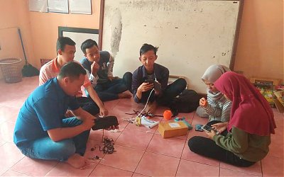 Ajak Pemuda Olah Sampah Plastik, Banser Pataruman Berikan Pendampingan