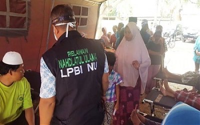 Alhamdulillah, Korban Gempa di Lombok Telah Menerima Bantuan dari NU