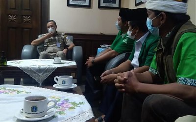 Jalin Sinergitas, GP Ansor Jakarta Pusat Sambangi Kantor Wali Kota Jakarta Pusat
