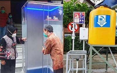 Tak Mau Kalah dengan Vietnam, Risma Bikin Bilik Sterilisasi Cegah Corona