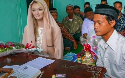 Kisah Beruntungnya Pemuda Ini Menikah Bulee Muslimah Cantik, Jomblo Tunggu Apa Lagi?