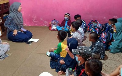 Paud Ad-Dakhil Cilaku Cianjur Kenalkan Anak Toleransi Sejak Dini