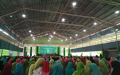 Kolaborasi PAC IPPNU Sungai Raya dan PC Muslimat NU Kubu Raya Gelar Tabligh Akbar Maulid Nabi SAW.