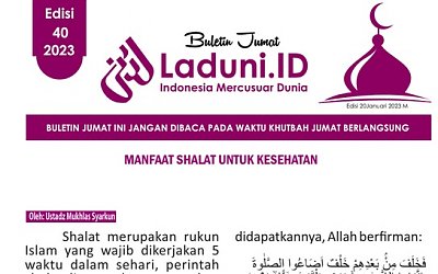 Buletin Jumat Laduni.ID Edisi 40: Manfaat Shalat untuk Kesehatan