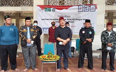 Kukuhkan Anggota Pagar Nusa Jakpus, Ketua PCNU: Tugas Kita Mendukung Kegiatan Ini