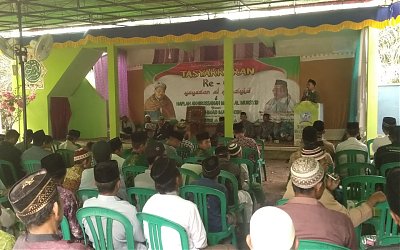 Haflah Akhirussanah Madin al-Mursyid dan Peringatan Harlah GP Ansor di engkersik Berjalan Meriah