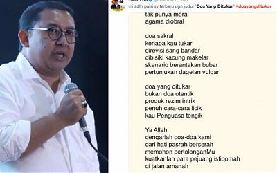 Bagaimanakah Puisi Fadli Zon?