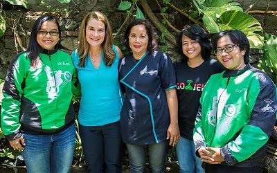 Melinda Gates Diketahui Jumpai Mitra Go-Jek Sebelum ke Pertemuan IMF di Bali