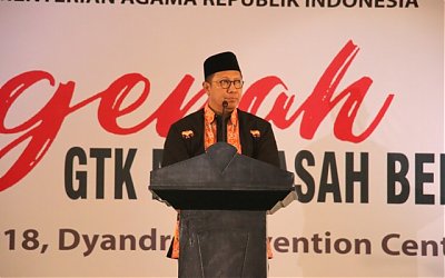 Tumbuhkan Karakter Anak, Menag Ajak Guru Mendidik dengan Cinta