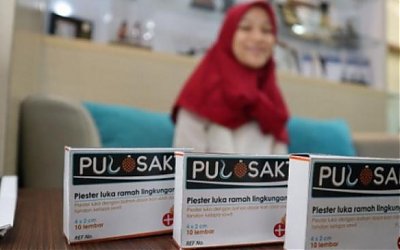 Pulosakti, Plester Luka Berbahankan Tandan Sawit dan Ikan Sidat Buatan Mahasiswa UNS