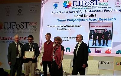 Berkat Limbah Makanan, Lima Mahasiswa Unpad Jadi Juara di India