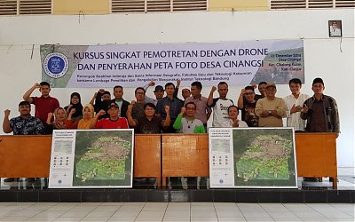 ITB Lakukan Pemetaan Udara Desa Cinangsi Cianjur