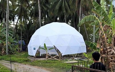 Bantu Korban Gempa, ITB Bangun Dome dan Hunian Sementara di Lombok