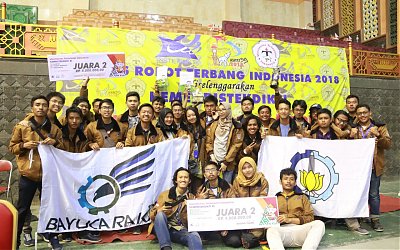 Pesawat Tanpa Awak ITS, Raih Juara Dua pada Ajang Robot Terbang