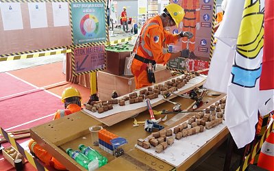 ITS Juara Umum Kompetisi Jembatan Indonesia di Makassar