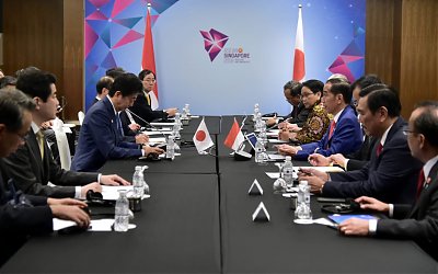 Bertemu PM Jepang, Jokowi Bahas Kerja Sama Ekonomi Dua Negara