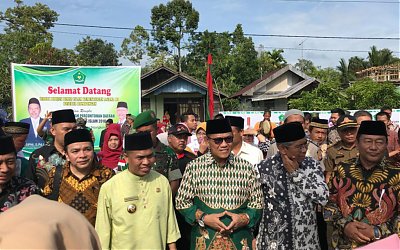 Kemenag dan Baznas Launching Proyek Percontohan Daerah Binaan di Kalbar
