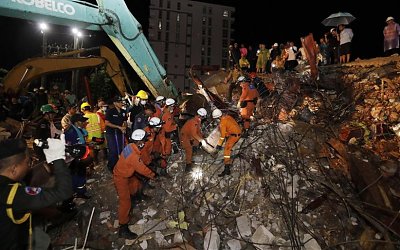 Sebanyak 17 Orang Tewas Akibat Bangunan Runtuh di Kamboja