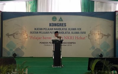Sambut Peserta Kongres, KH Musthofa Aqil Siradj: IPNU-IPPNU Bukan Sebuah Organisasi Biasa