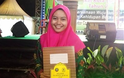 Membanggakan, Kader Kopri PMII Pontianak Juarai Seleksi Tilawah Al-Qur’an
