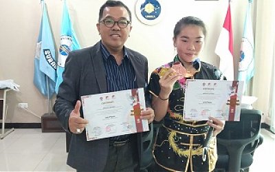 Belajar dari Jennifer, Mahasiswi Uwika yang Raih Medali di Ajang Kungfu Internasional