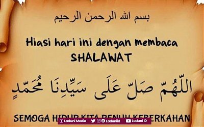 Perbanyaklah Shalawat di Hari Jumat