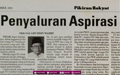 Membaca Kembali Tulisan KH. Salahuddin Wahid Berjudul