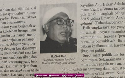 Membaca Kembali Tulisan KH. M. Cholil Bisri Berjudul 