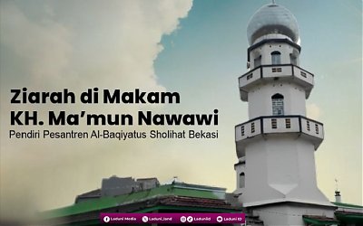 Ziarah di Makam KH. Ma’mun Nawawi, Pendiri Pesantren Al-Baqiyatus Sholihat Bekasi