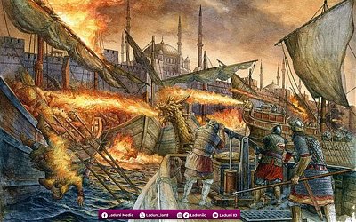 Tahun 667-680 M: Pengepungan Awal Islam terhadap Konstantinopel serta Meletusnya Perang di Gerbang Byzantium