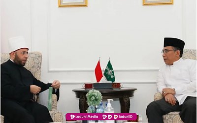 PBNU Kehadiran Penasihat Presiden Mesir Syaikh Usamah Sayyid al-Azhari