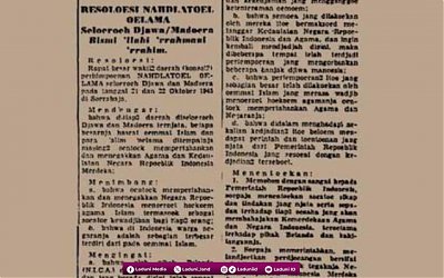 Tahun 1945 M: Peran Ulama dan Santri Mempertahankan Kemerdekaan Indonesia