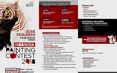 NU Gallery Selenggarakan Kompetensi Lukis, Ini Syarat dan Ketentuan Pendaftarannya