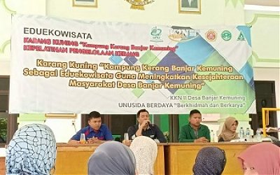 Tingkatkan Ekonomi Desa, Mahasiswa KKN Unusida Beri Berbagai Pelatihan Inovasi