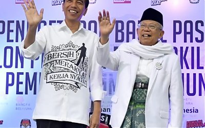 Kiai Ma'ruf Amin Sowan ke Rumah Keluarga Gus Dur