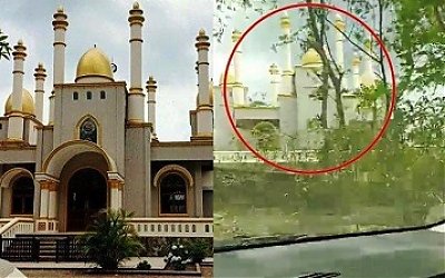 Viral, Sebuah Masjid dengan Arsitektur Megah Ditemukan di Tengah Hutan